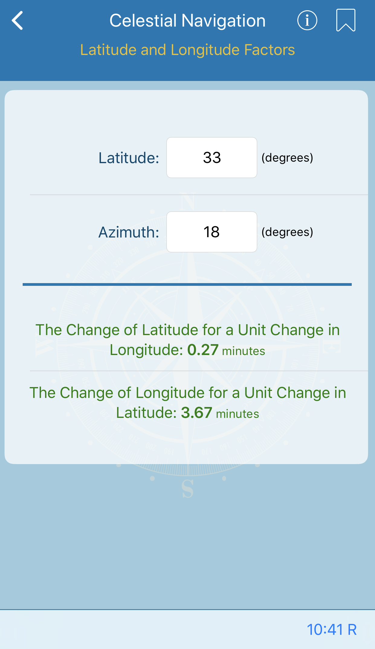 Latitude and Longitude Factors
